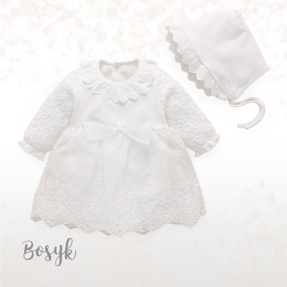 NEW- Victoria Sweet Dream Dress-Set- Dress for Baby Girls -Elegant Dressfor Baby